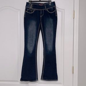 Red Rivet Bootcut jeans